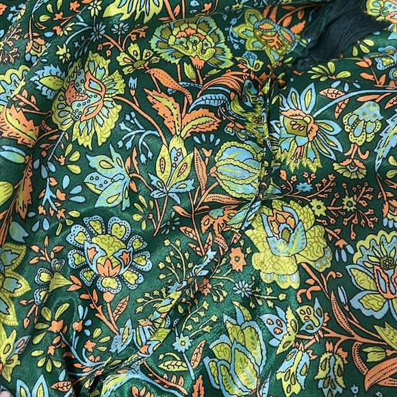 Floral Green Halter Maxi Dress NWT - Picture 8 of 11